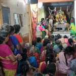 Panguni Uthra Theerthavari held at Tiruvarur Kamalalaya Thirukkulam -p1