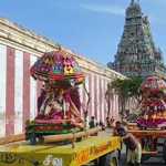 Panguni Uthra Theerthavari held at Tiruvarur Kamalalaya Thirukkulam-p6