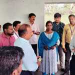 Ponneri Kottachier, who visited various places and inspected the safe room for placing the ballot boxes…p1