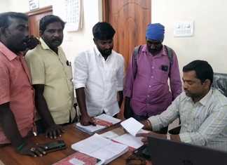 தச்சூர் பகுதியில் உள்ள நீரோடையை தனியார் ஆக்கிரமிப்பு செய்துள்ளதாக பொதுமக்கள் புகார் : நீரோடையை மீட்க வலியுறுத்தி பொன்னேரி வட்டாச்சியரிடம் மனு …