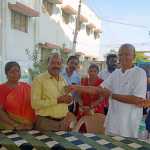 Srisai Darshan Trust, which has constructed toilets for Seethanchery and Bondavakkam Government Higher Secondary Schools at an estimated cost of Rs.12 lakhs -p1