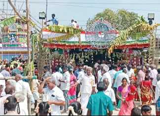 மிகவும் பழமை வாய்ந்ததும் சக்தி வாய்ந்ததுமான ஆமூர் கிராம அருள்மிகு ஸ்ரீஆனந்தவல்லி சமேத அகத்தீஸ்வரர் ஆலயத்தில் நடைப்பெற்ற மகா கும்பாபிஷேக விழா ..