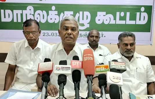 திமுக தலைமையிலான இந்தியா கூட்டணி வேட்பாளர்களை ஆதரித்து 40 தொகுதிகளிலும் தேர்தல் பிரசாரம் செய்வதென தமிழ்நாடு விவசாயிகள் சங்கம் முடிவு …