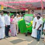 The ceremony of awarding additional 7 battery vehicles to Meenjur Special Status Municipal Corporation at an estimated cost of Rs.9.80 lakh…p3