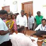 The villagers of Medur complained that the government, which provided free housing, did not measure and divide the land…p1