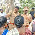 Vembedu villagers who took 2 government buses hostage and staged a road blockade with empty…p2