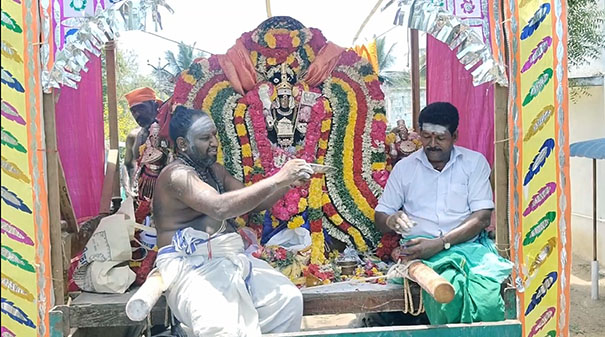Chitrai festival was held at Arulmiku Balasubramanya Swamy temple in Valvuur -p4