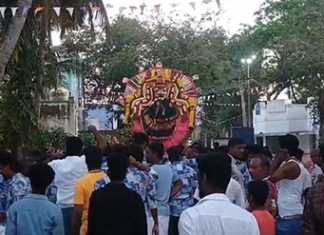 சித்திரை திருவிழாவினை முன்னிட்டு நல்ல மாங்குடி அருள்மிகு ஸ்ரீமகா மாரியம்மன் திருக்கோயிலில் நடைப்பெற்ற தீ மிதி திருவிழா …