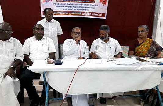 நாடாளுமன்ற தேர்தலில் இந்தியா கூட்டணிக்கு தமிழர் தேசிய முன்னணி நிறுவனத் தலைவரும், உலகத் தமிழர் பேரமைப்பு தலைவருமான பழ.நெடுமாறன் ஆதரவு