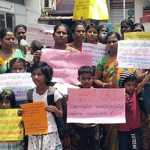 The qualified teachers who went to the Mayiladuthurai DMK election office and took part in the protest…p3