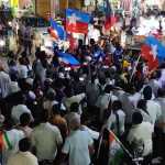 Thiruvallur Constituency candidate Sasikanth Senthil, who collected votes for the hand symbol amid the great reception of the people of the constituency-p4