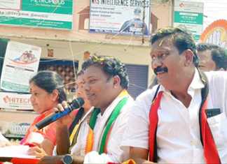 நகரப் பகுதிகளில் நூறுநாள் வேலைத் திட்டம் மற்றும் படித்த இளைஞர்களுக்கு அரசு மூலம் ரூ.1 லட்சம் ஊதியத்துடன் ஓராண்டு பயிற்சி வேலை : வாக்குறுதி வழங்கி கை சின்னத்திற்கு வாக்கு கேட்ட திருவள்ளூர் தொகுதி வேட்பாளர் சசிகாந்த் செந்தில் …