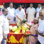 DMK has opened water ponds for the benefit of the public in Cholapuram, Meenjur union and municipal areas to mitigate the effects of summer heat…p1