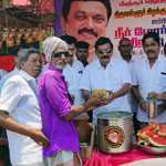 DMK has opened water ponds for the benefit of the public in Cholapuram, Meenjur union and municipal areas to mitigate the effects of summer heat…p2