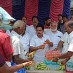 Inauguration ceremony of Neer Mor Pandal organized by AIADMK in Oothukottai Municipality area -p2