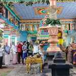 The Vaikasi Dhirut Therota Festival started with the hoisting of the flag at the Arulmiku Srivaradaraja Perumal temple in Meenjur-p1 (1)